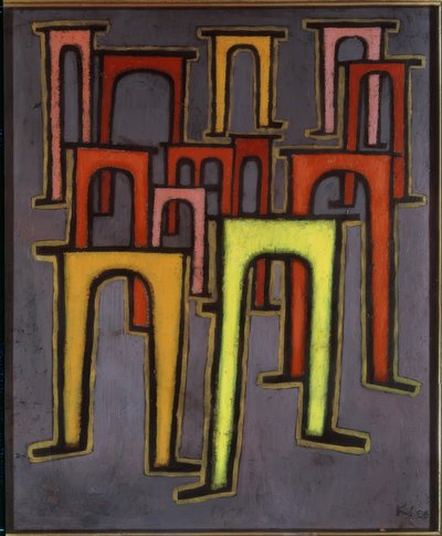 Revolution of the Viaduct by Paul Klee
